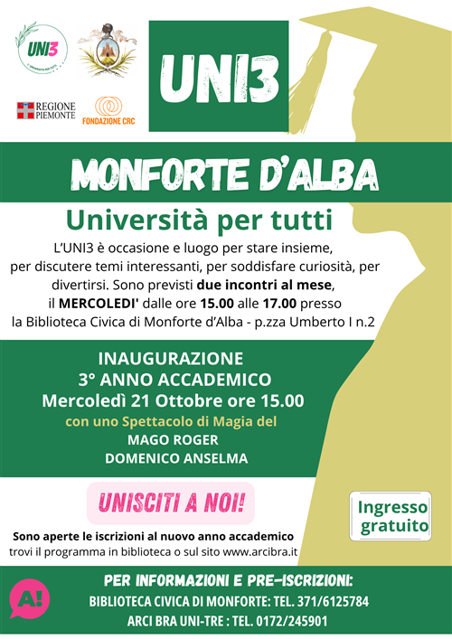 UNI3 di Monforte d'Alba